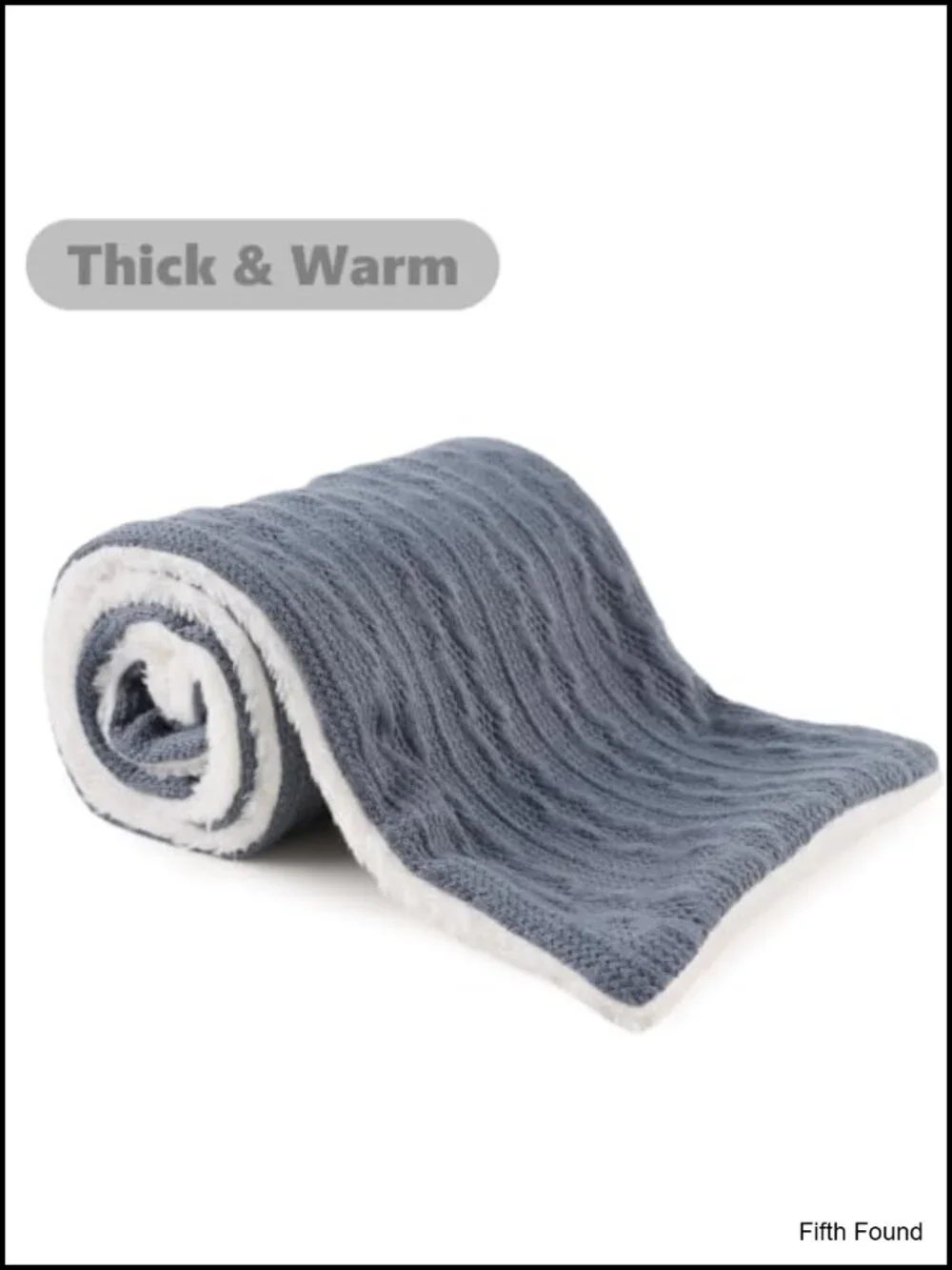 Unisex Winter Knit Scarf Thick Fleece Lined Neck Warmer Cold Weather